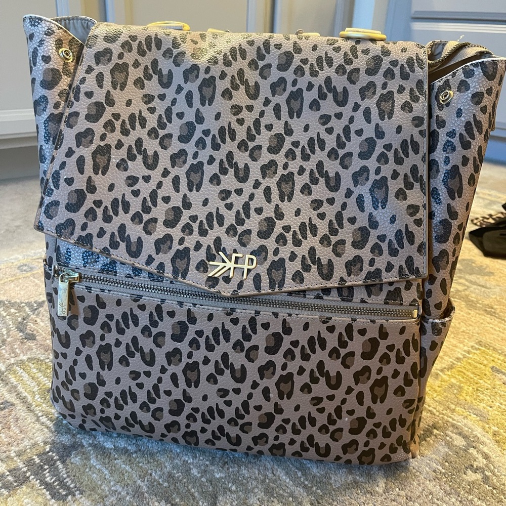 Freshly Picked FP leopard diaper bag